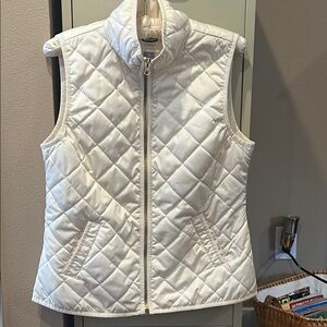 Old Navy Ivory Quilted Vest